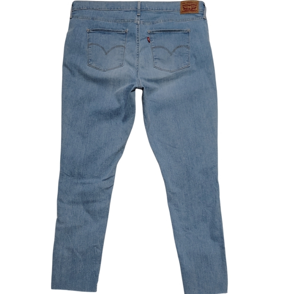 Levi's Women's 720 High Rise Super Skinny Jeans Blue Size 18 W34 L28 - Picture 5 of 12